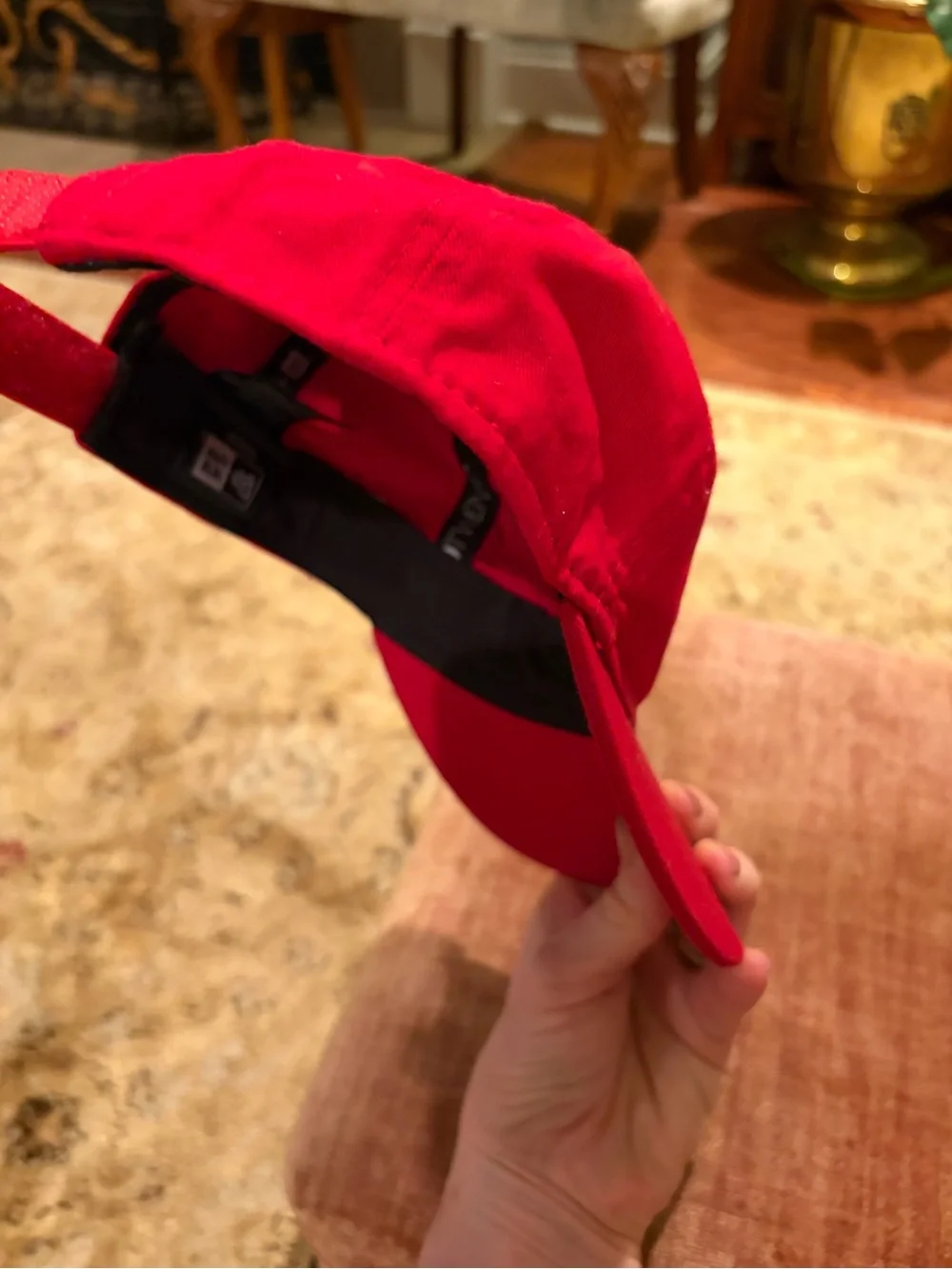 New Atlata Braves toddler Red Cap with White Embroidered Logo chop baseball MLB